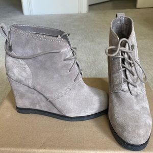 Vince Camuto Suede Wedge Booties